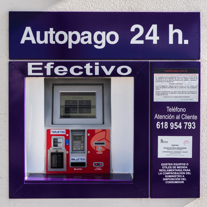 Gasóleos Cantalejo - maquina autopagado